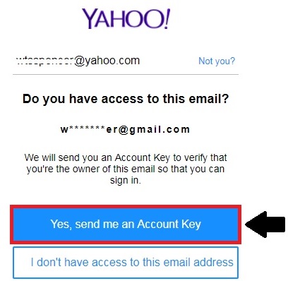 forgot yahoo email id